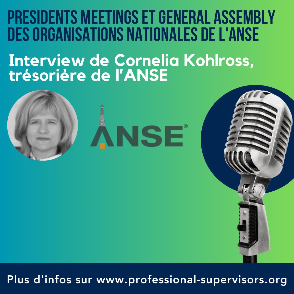 Interview de Cornelia Kohlross – Trésorière de l'ANSE